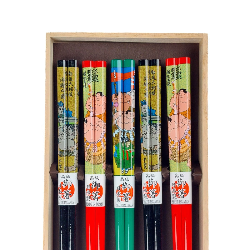 Coffret Baguettes Japonaises Sumo