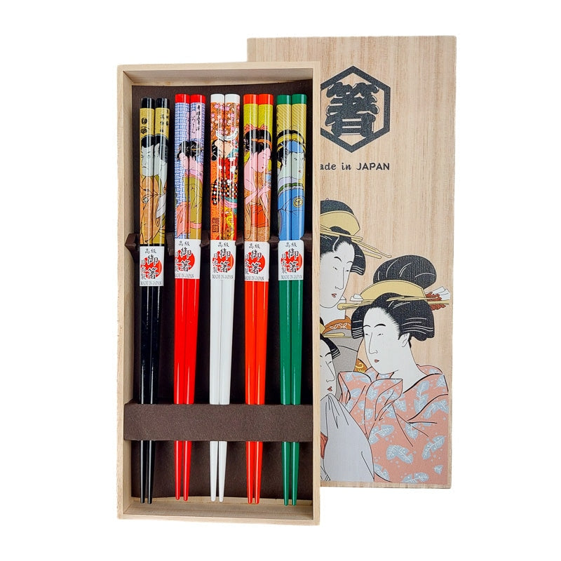 Coffret Baguettes Japonaises Ukiyo-e