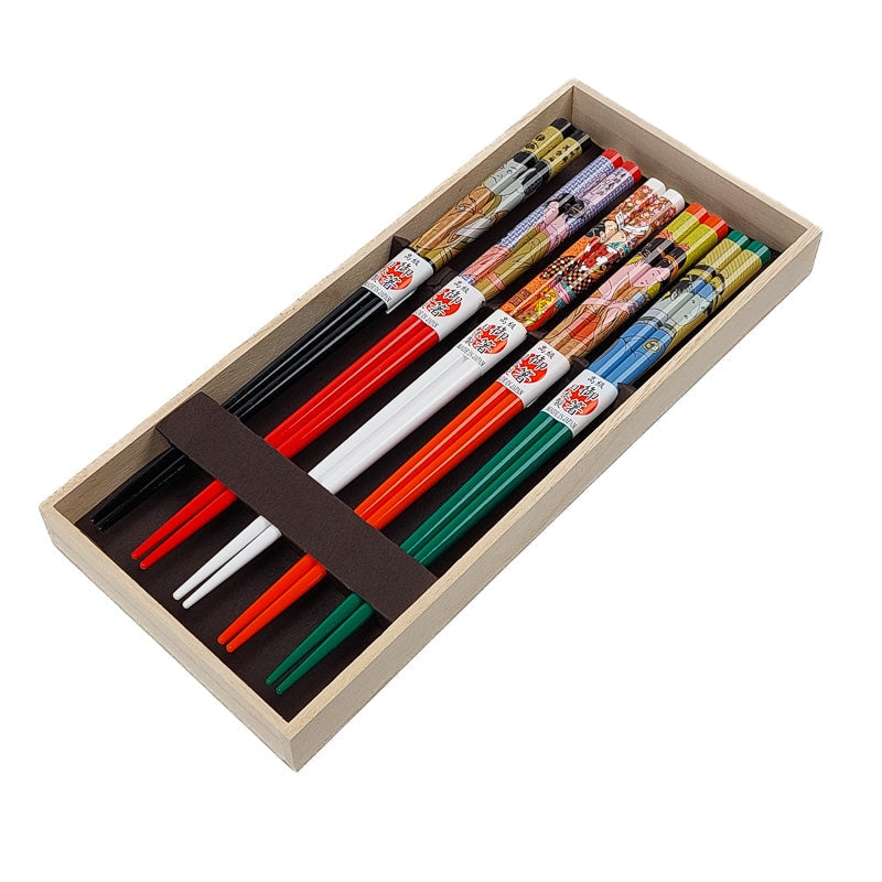 Coffret Baguettes Japonaises Ukiyo-e