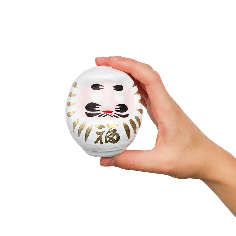 Daruma Japonais Blanc