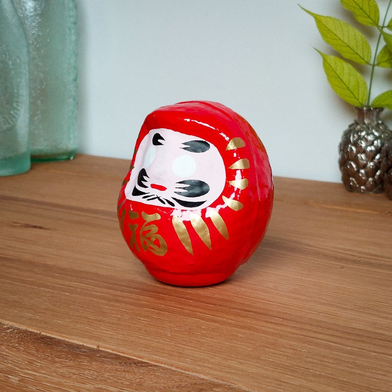 Daruma Japonais Rouge - 9 cm