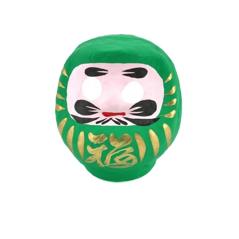 Daruma Japonais Vert