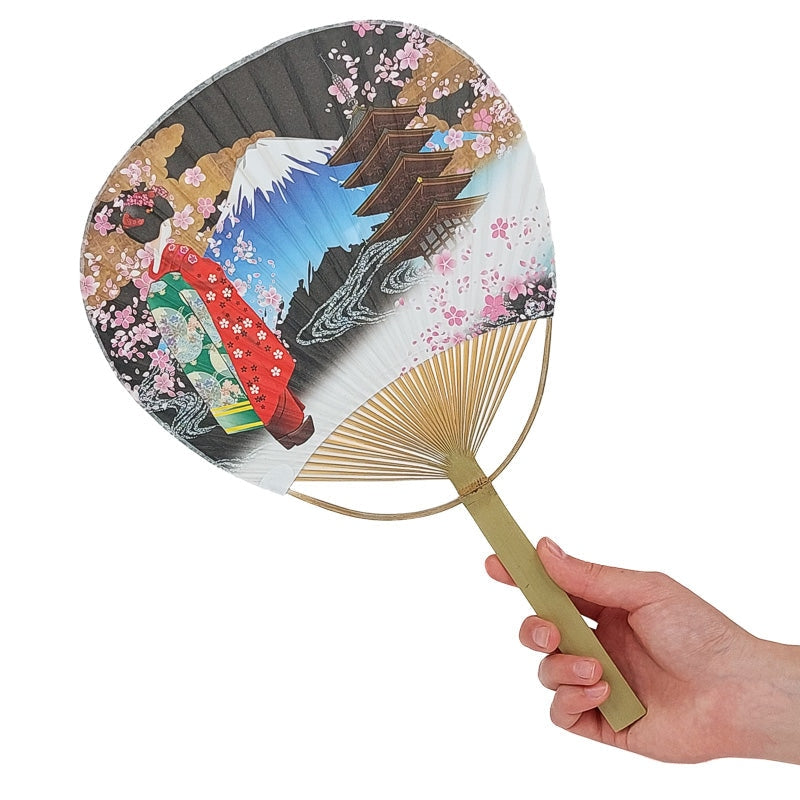 Éventail Japonais Uchiwa