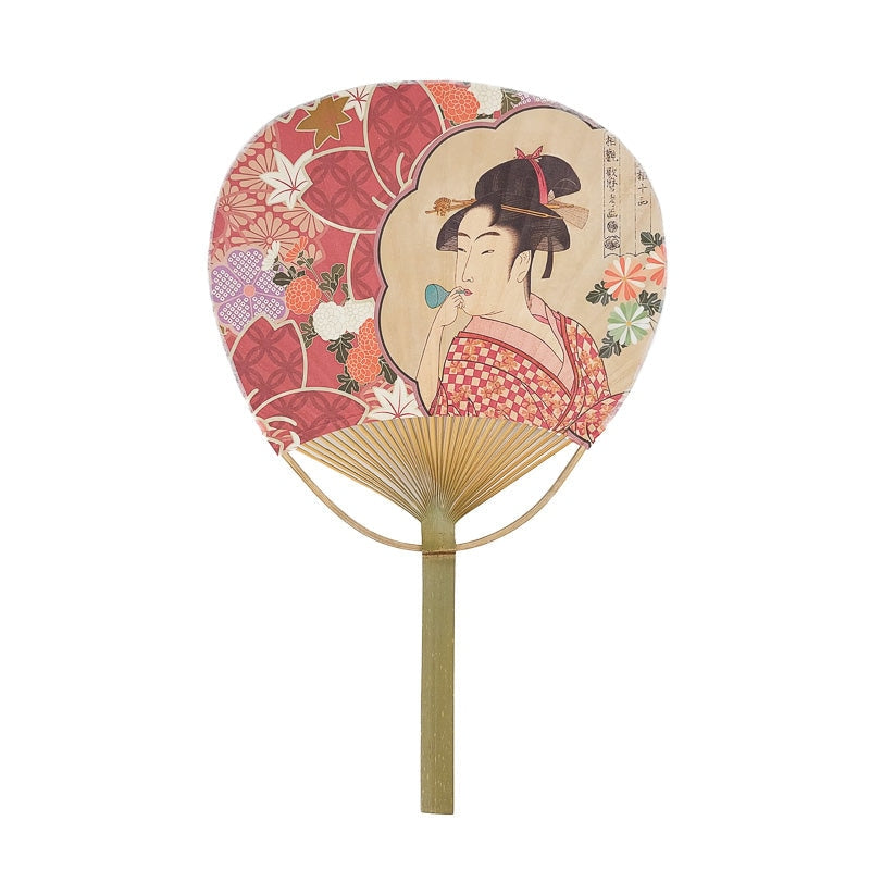 Éventail Uchiwa Geisha