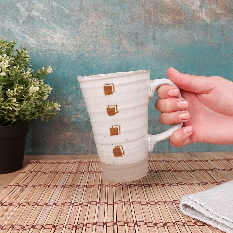 Grand Mug Japonais Blanc