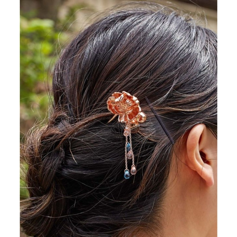 Kanzashi Fleur Pivoine