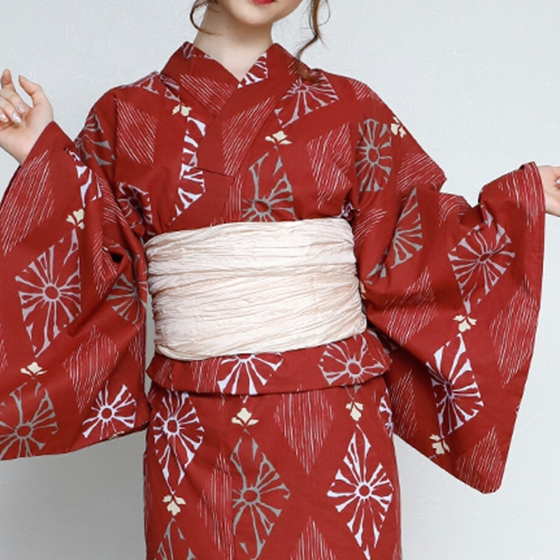 Kimono Japonais Femme Rouge