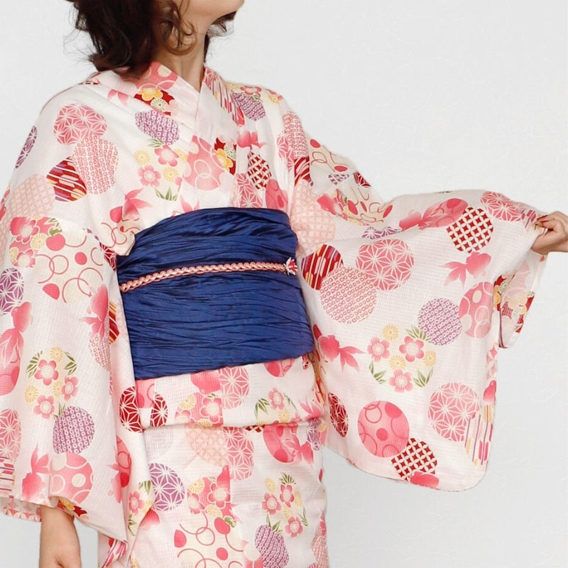 Kimono Japonais Femme Temari