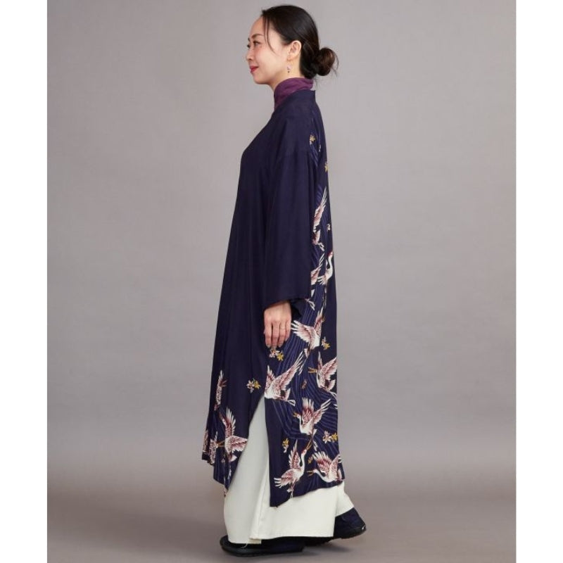 Kimono Long Femme Grue