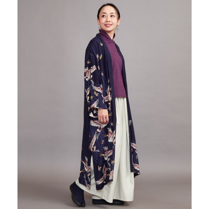 Kimono Long Femme Grue