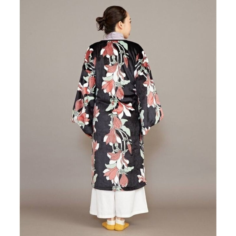 Kimono Polaire Femme Noir