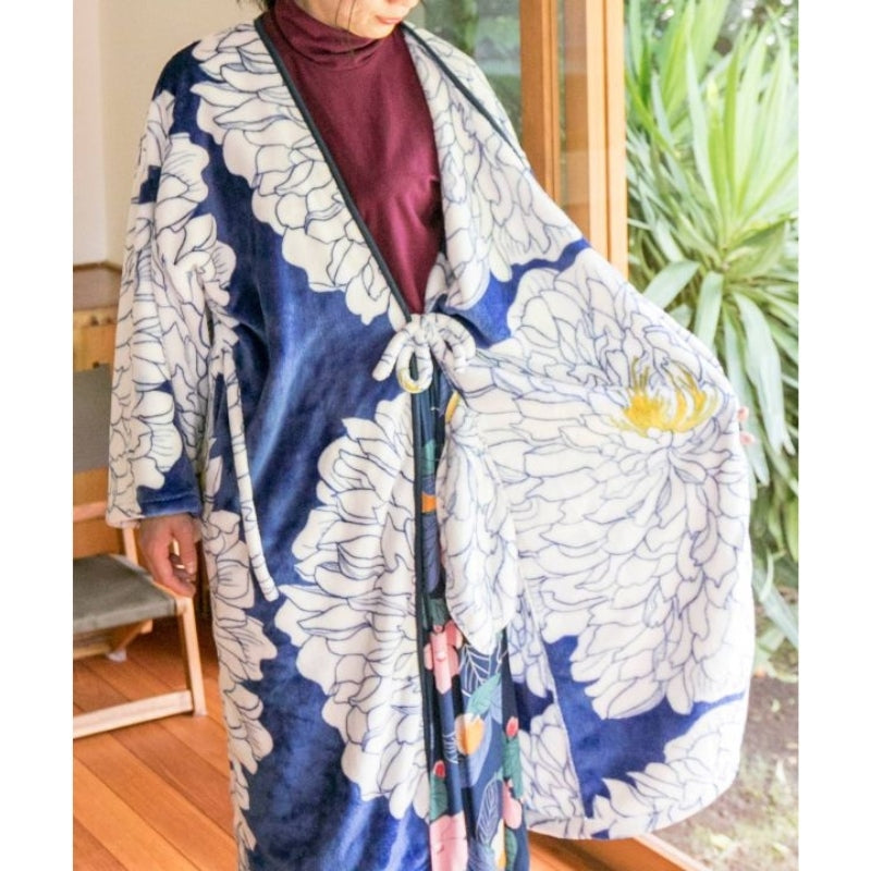 Kimono Polaire Femme Pivoine