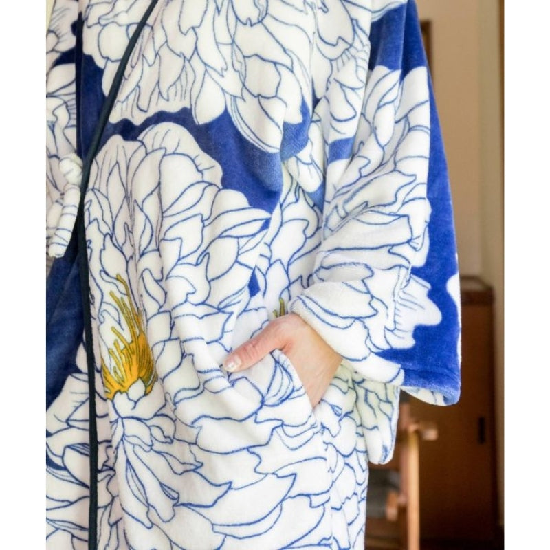 Kimono Polaire Femme Pivoine