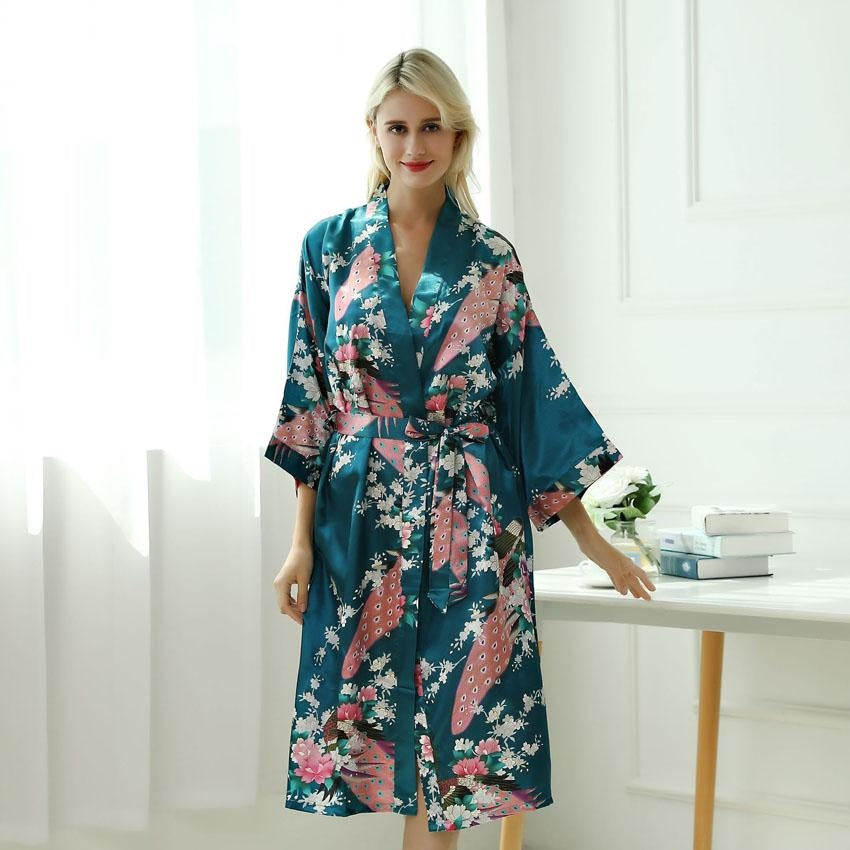 Kimono Pyjama Femme - Turquoise