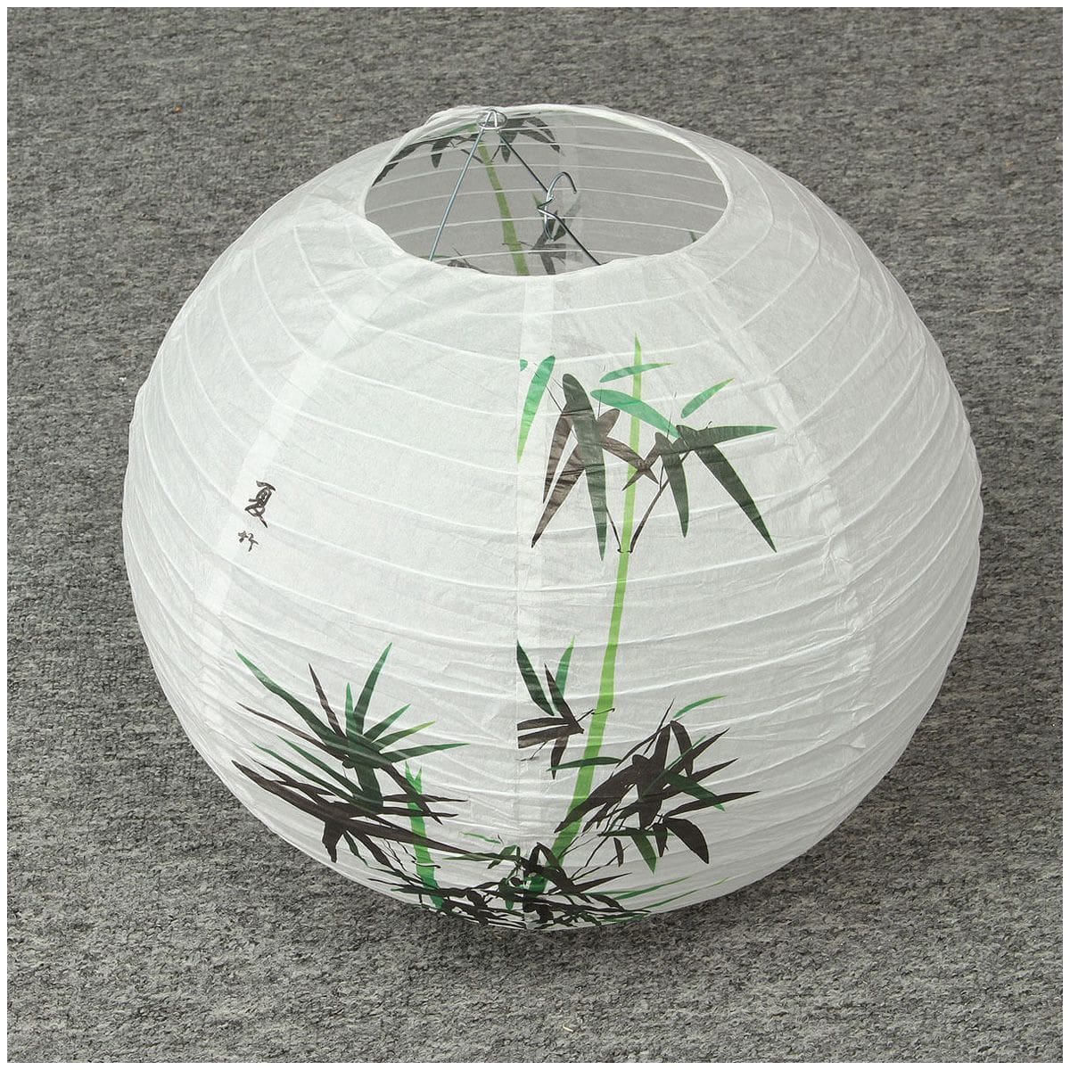 Lampe Japonaise en Papier Motif Bambou - Bambou
