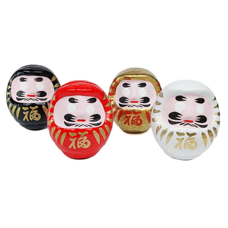 Lot 4 Daruma Japonais - 9 cm