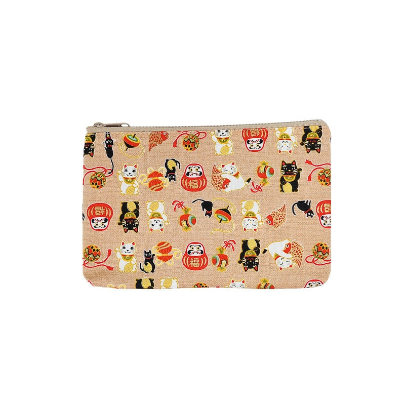 Pochette Tissu Japonais - Beige