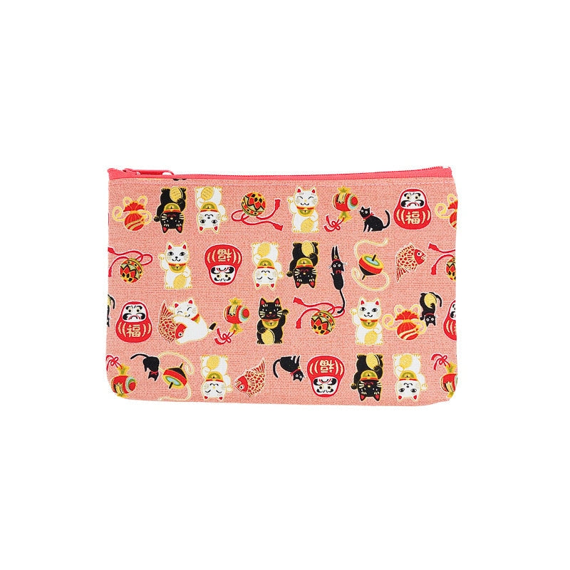 Pochette Tissu Japonais - Rose