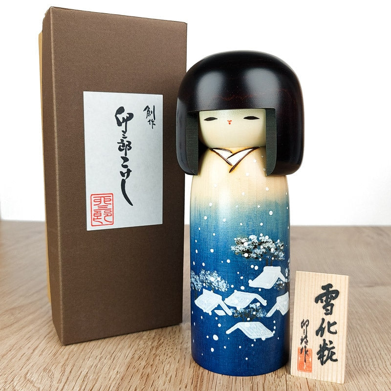 Poupée Kokeshi Hiver