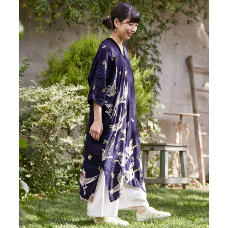 Robe Japonaise Grue