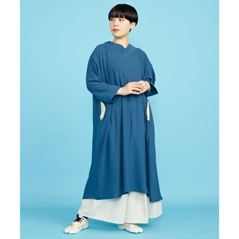 Robe Japonaise Moderne Bleue