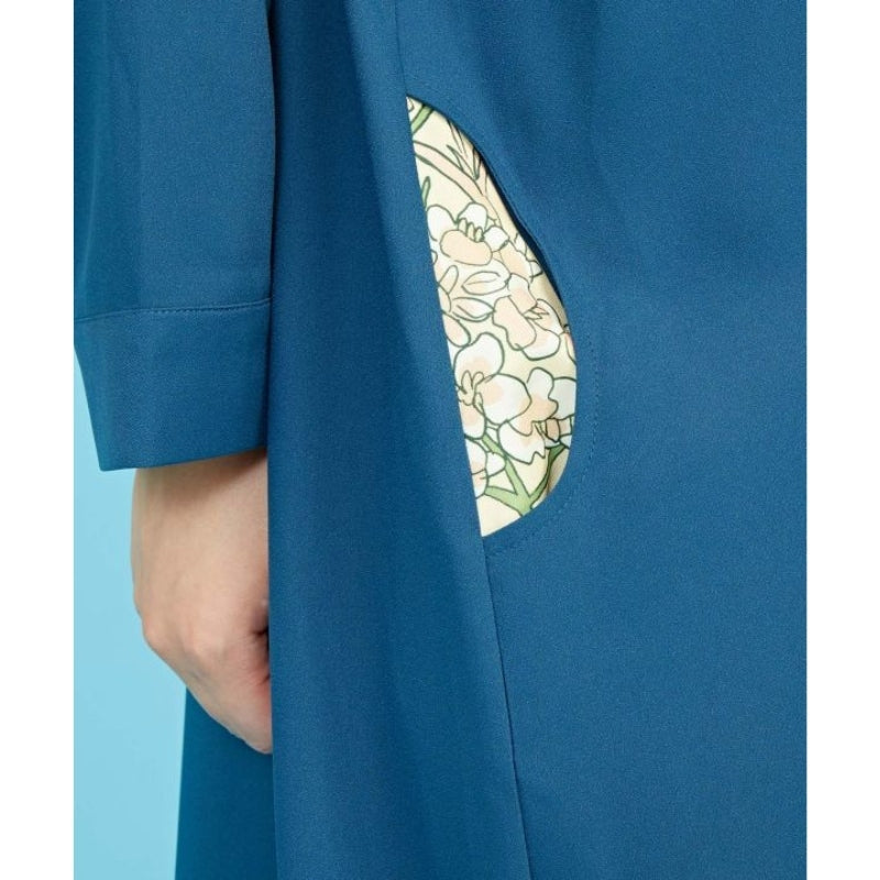 Robe Japonaise Moderne Bleue