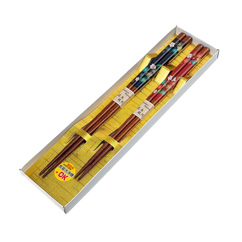 Set Baguettes Japonaises Fleuries