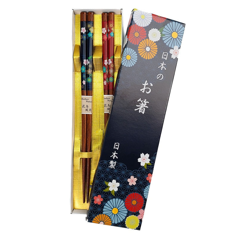 Set Baguettes Japonaises Fleuries