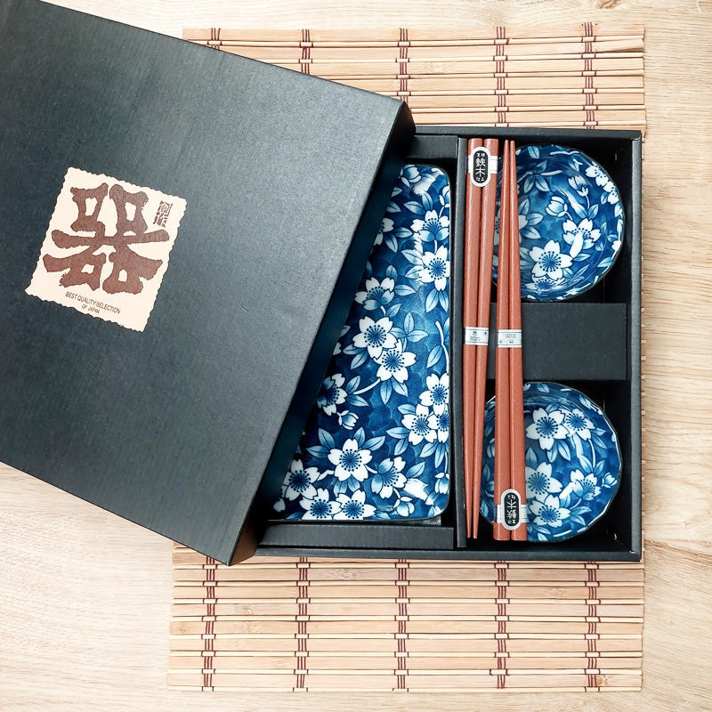 Set Vaisselle à Sushi Cerisier