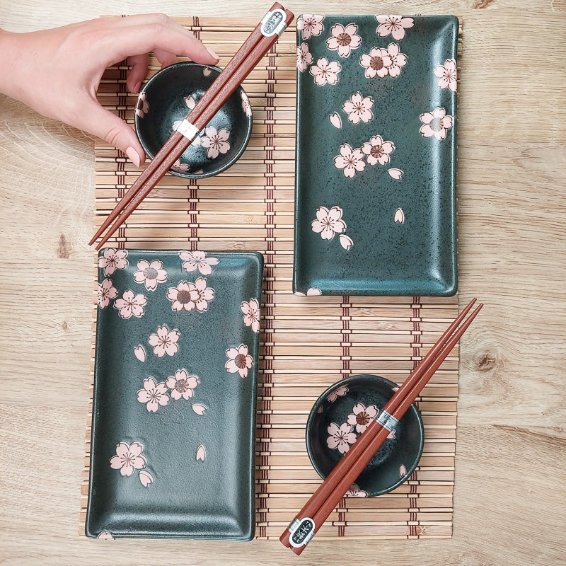 Set Vaisselle à Sushi Sakura