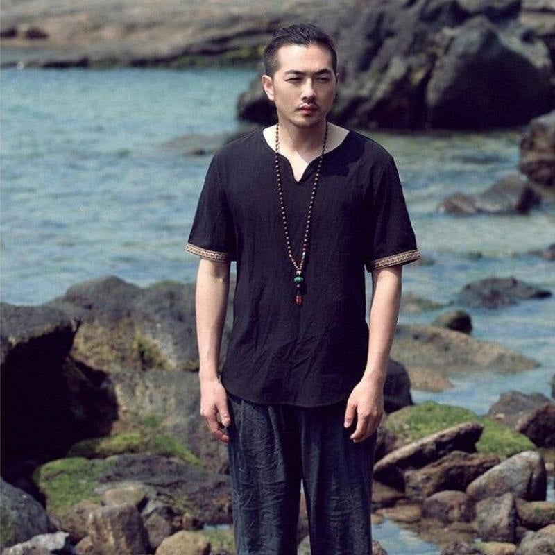 T-shirt Japonais Lin