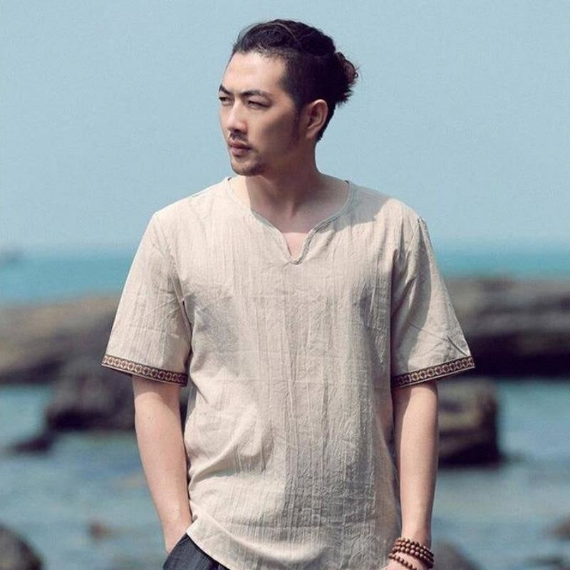 T-shirt Japonais Lin