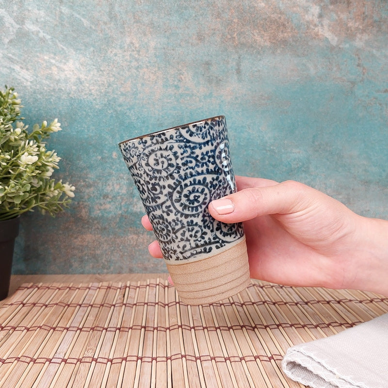 Tasse Haute Japonaise Bleu