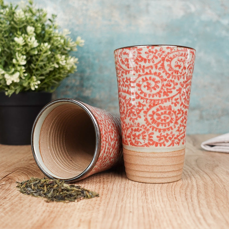 Tasse Haute Japonaise Rouge