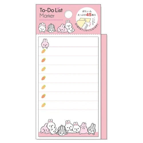 To Do List Kawaii Lapin