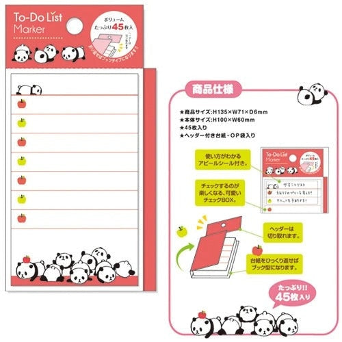 To Do List Kawaii Panda