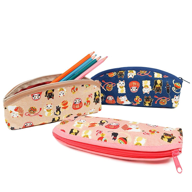 Trousse Coton Motif Japonais