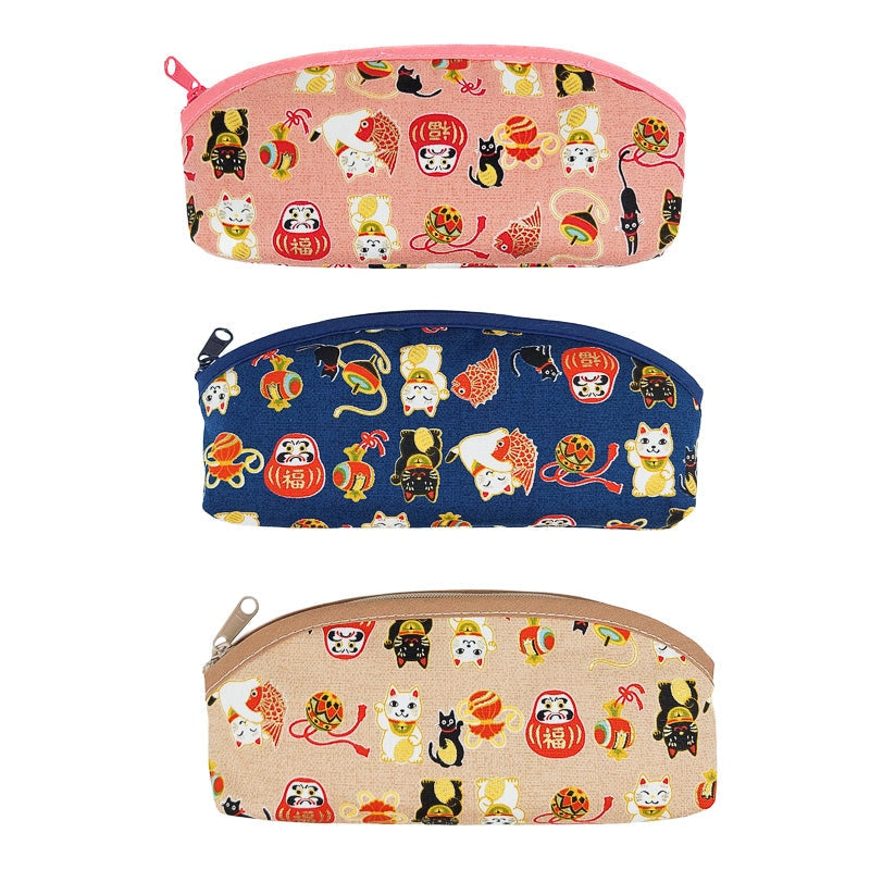 Trousse Coton Motif Japonais