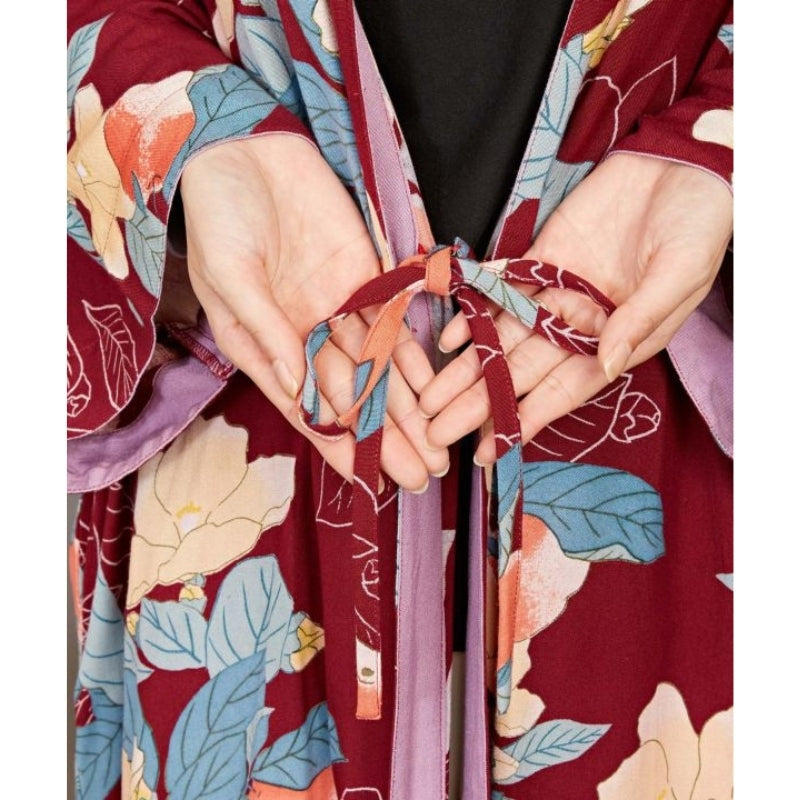 Veste Kimono Femme Fleurie