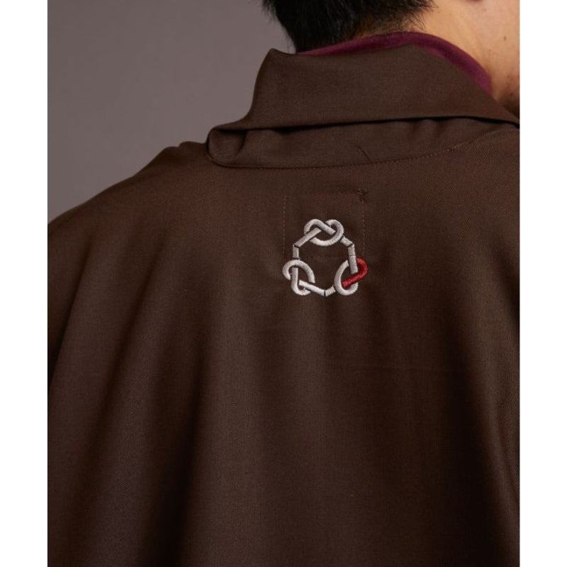 Veste Kimono Homme Marron