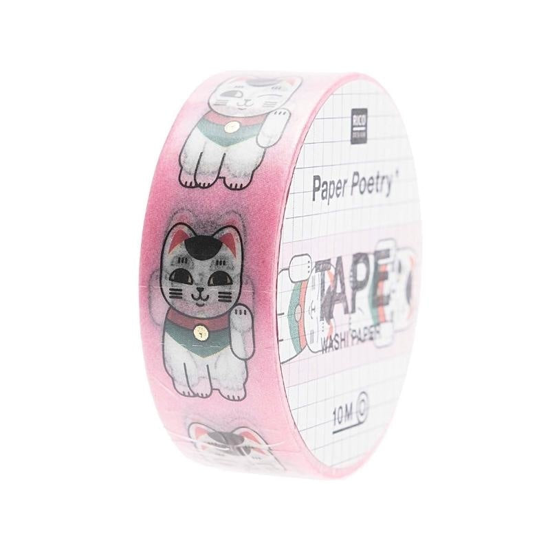 Washi Tape Maneki Neko