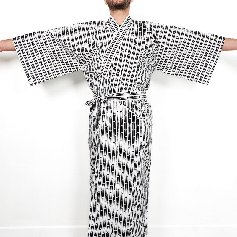 Yukata Japonais Blanc