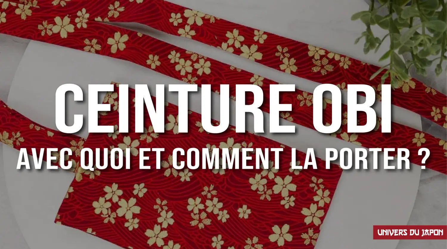 avec quoi porter ceinture obi