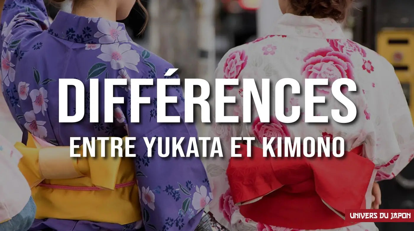 différence kimono yukata