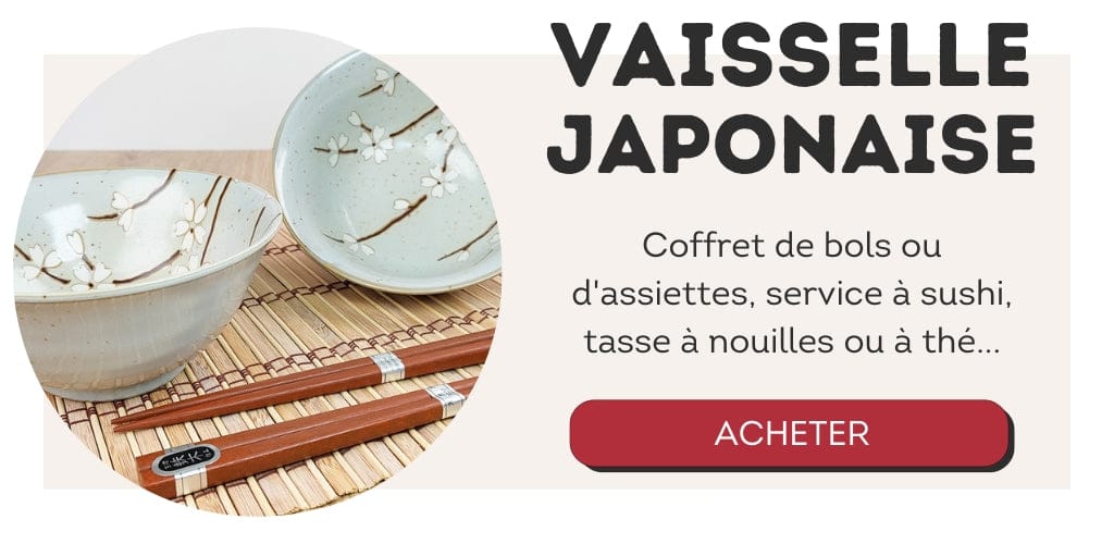 offrir vaisselle japonaise