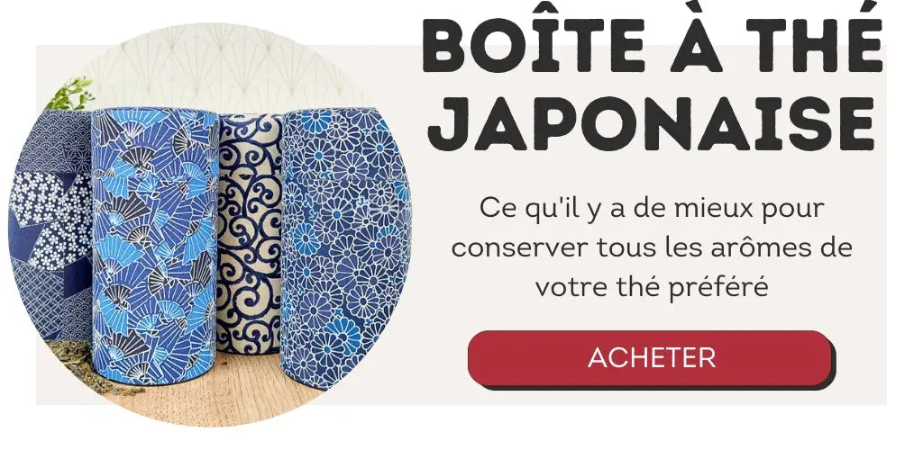 offrir boite à the japonaise