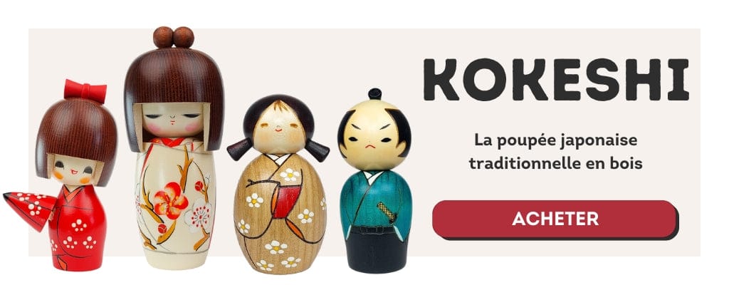 acheter une poupée kokeshi japonaise