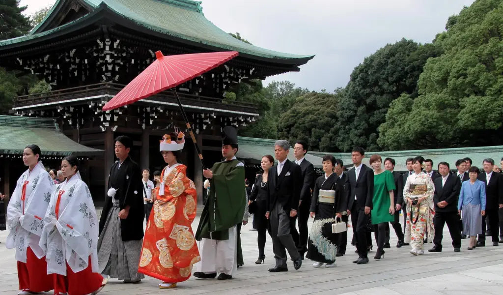 Cérémonie mariage shinto