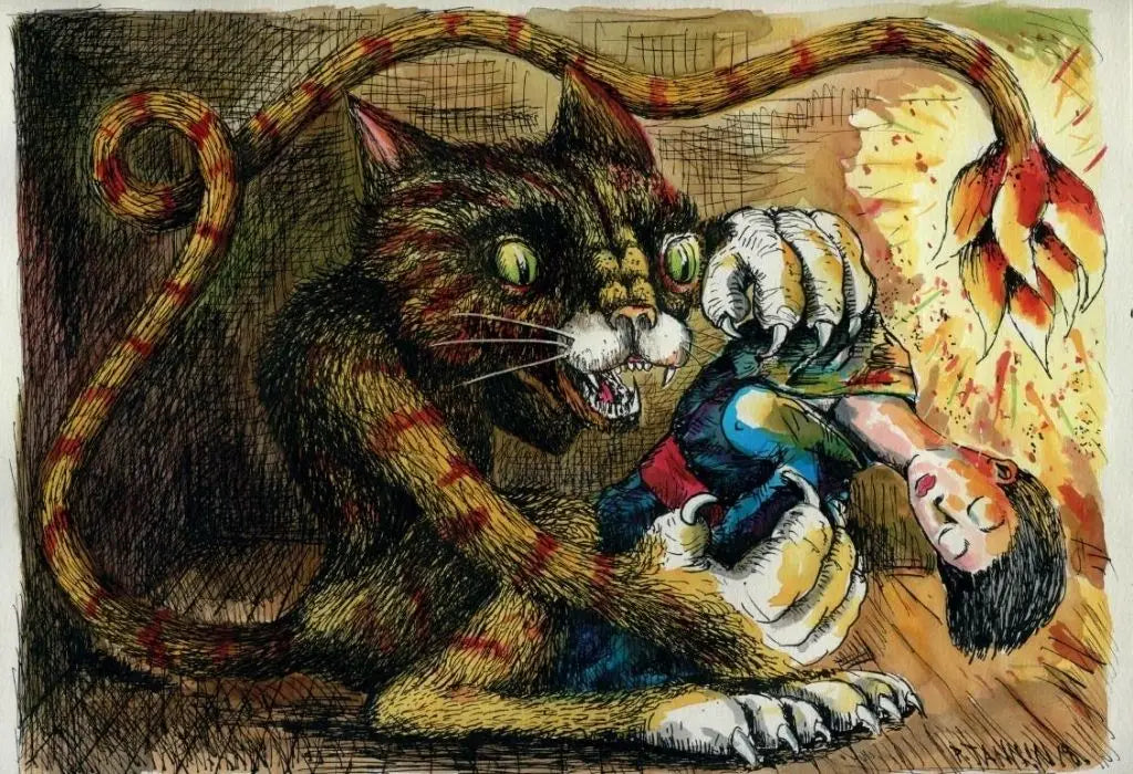 Illustration Bakeneko de Patrick Jannin