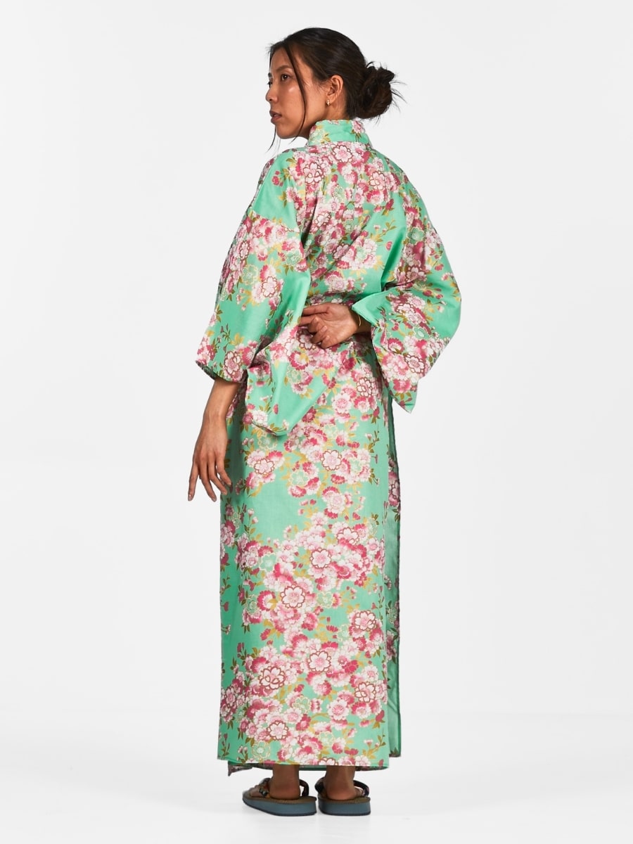 Kimono Yukata Femme Fleur Sakura